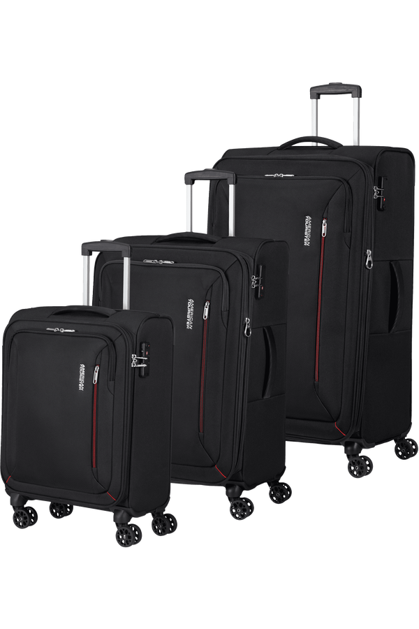 American Tourister Hyperspeed 3 PC SET A  Černá