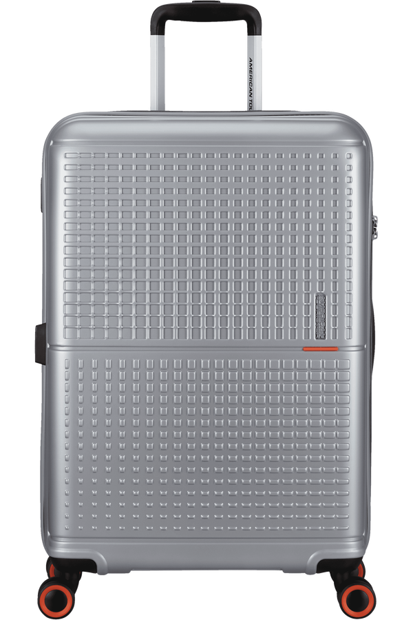 American Tourister Geopop Spinner 67/24 Tsa. 67cm  Metalická stříbrná