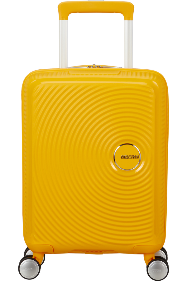 American Tourister Soundbox Mini Spinner 47cm  Zlatě žlutá